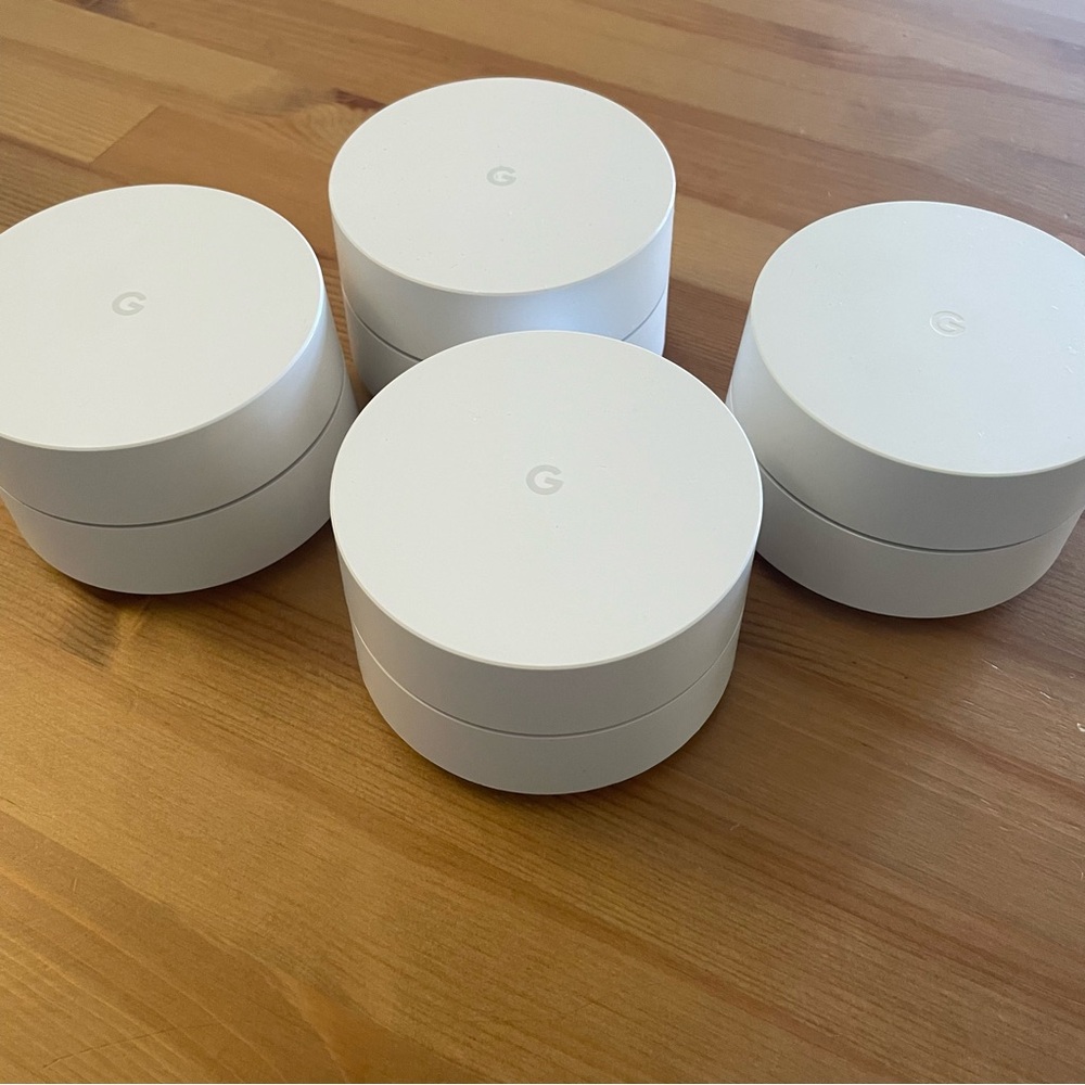 Google Wi-Fi Mesh Routers - set of 4